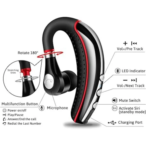 Auriculares Bluetooth V5.0 auriculares inalámbricos_2