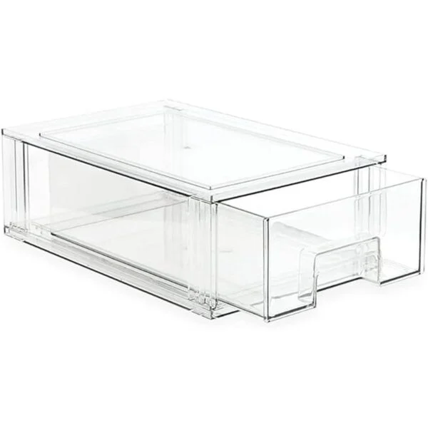 Isaac Jacobs Cajón organizador mediano apilable 12.5 x_2
