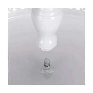 Peohud Paquete de 3 soportes de metal blanco para tartas_4