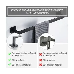 Juego de accesorios de baño de 5 piezas incluye toallero_3