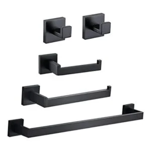 Juego de accesorios de baño de 5 piezas incluye toallero_1