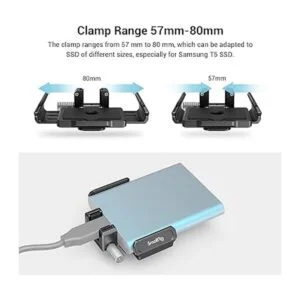 SmallRig Soporte SSD para Samsung T5T7 SSD SanDisk SSD_2