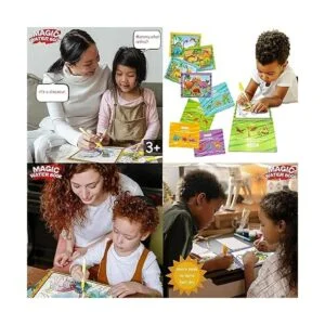 hapray Pintura mágica con libros para colorear al agua_5