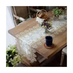 ARTABLE Camino de mesa de encaje para macramé estilo