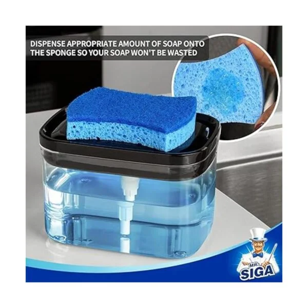 MR.SIGA Dispensador de jabón de platos para cocina_2