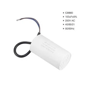 uxcell CBB60 Condensador de funcionamiento 100uF 250V CA_3