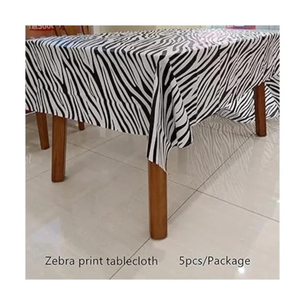 KYMY 5 fundas de mesa con estampado de animales mantel de