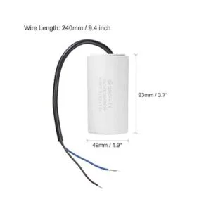 uxcell CBB60 Condensador de funcionamiento 100uF 250V CA_2