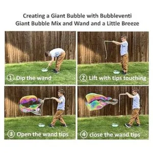 Bubbleventi Varitas gigantes de burbujas paquete de 3_4