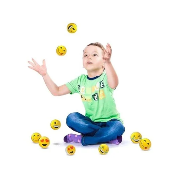 ArtCreativity Emoticon Juego de 12 bolas que rebotan en_6