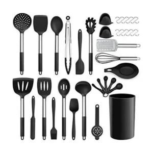 LIANYU Juego de utensilios de cocina de cocina 35 piezas