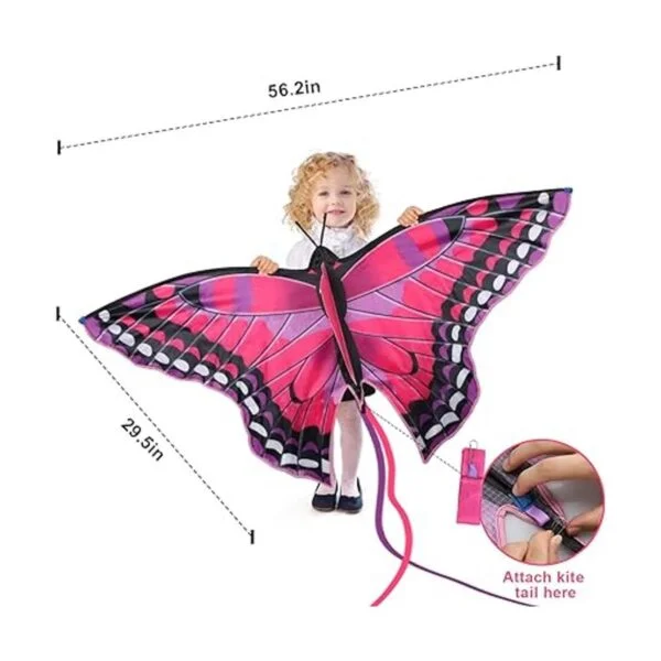TOY Life Butterfly Kite for Kids Easy to Fly Large Kids_6