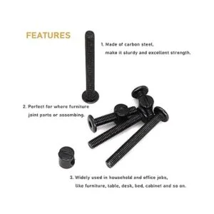 BinifiMux Kit de repuesto de tornillos de cuna para bebé_4