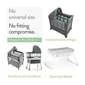 Sábanas de moisés de 20 x 30 pulgadas para Graco Travel