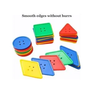 70 piezas Montessori cordón de juguete de roscar Cuentas_6
