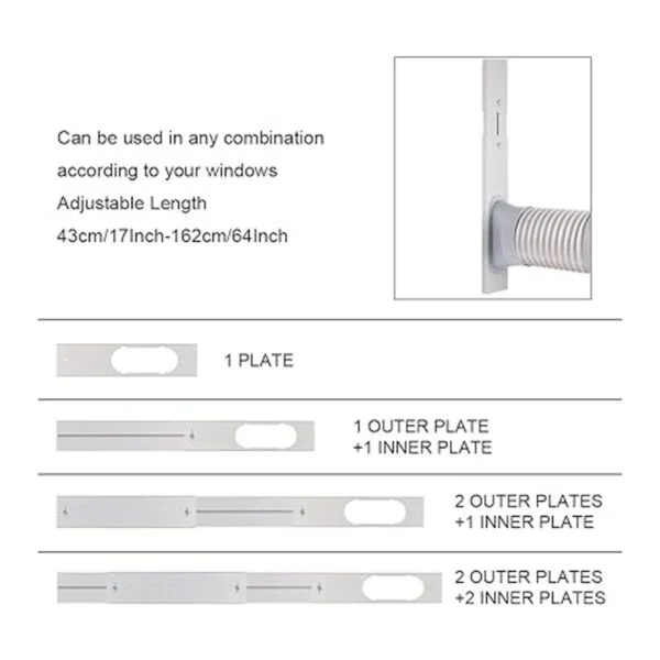 Kxuhivc Kit de ventilación de ventanas de aire