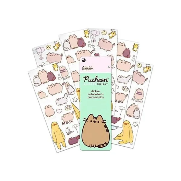 Pusheen Cat Paquete de pegatinas Pusheen para fiestas_2