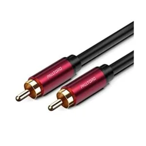 PALLTORO 2 RCA Cable HiFi doble blindado 2RCA macho a_1