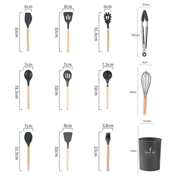 Cocina con alto nivel de apariencia de silicona 11 juegos_2