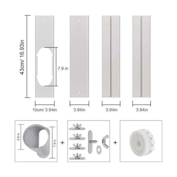 Kxuhivc Kit de ventilación de ventanas de aire
