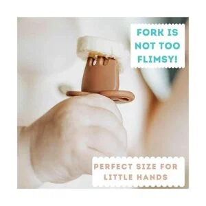 Tooshka Utensilios de silicona para bebés y taza pequeña