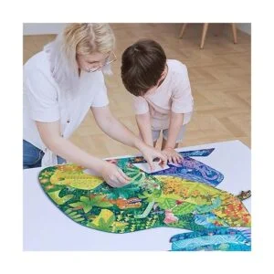 TOI Rompecabezas de suelo de dinosaurio para niños de 8 a_3