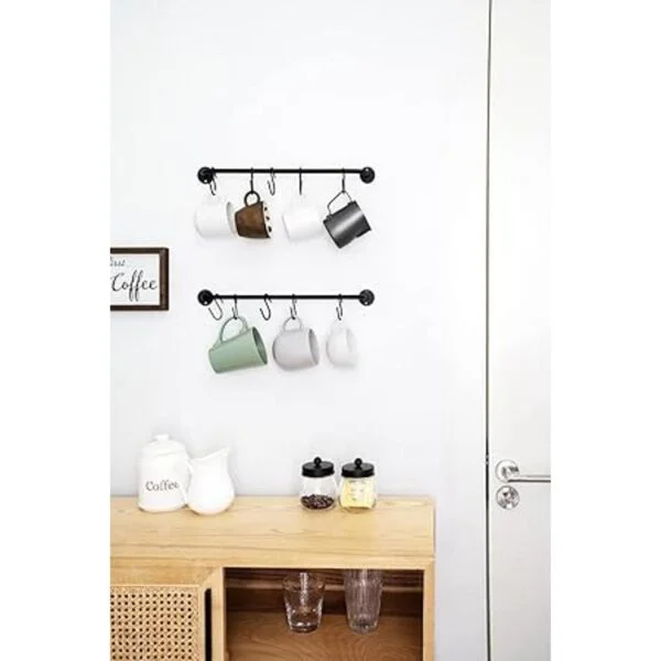 Mkono Soporte para tazas de café montado en la pared_2