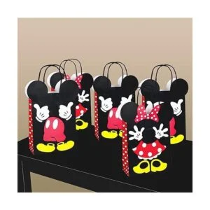 Paquete de 12 bolsas de papel de regalo de dulces de_6