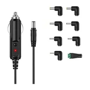 LIANSUM Cargador de coche DC de 12 V 2 A cable de_1