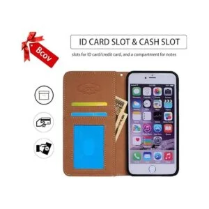 Funda para Motorola One 5G Ace Bcov de cuero con tapa_5