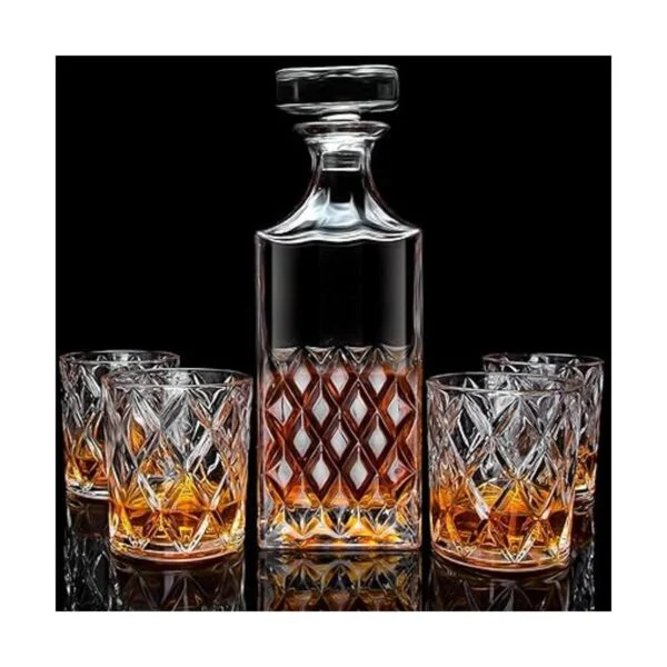 Lighten Life Juego de decantador de whisky juego de