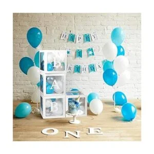 Keencopper Cajas de bebé con letras para baby shower_5