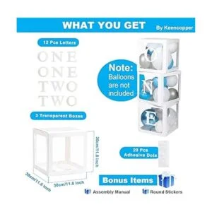 Keencopper Decoraciones de primer cumpleaños para niños o_2