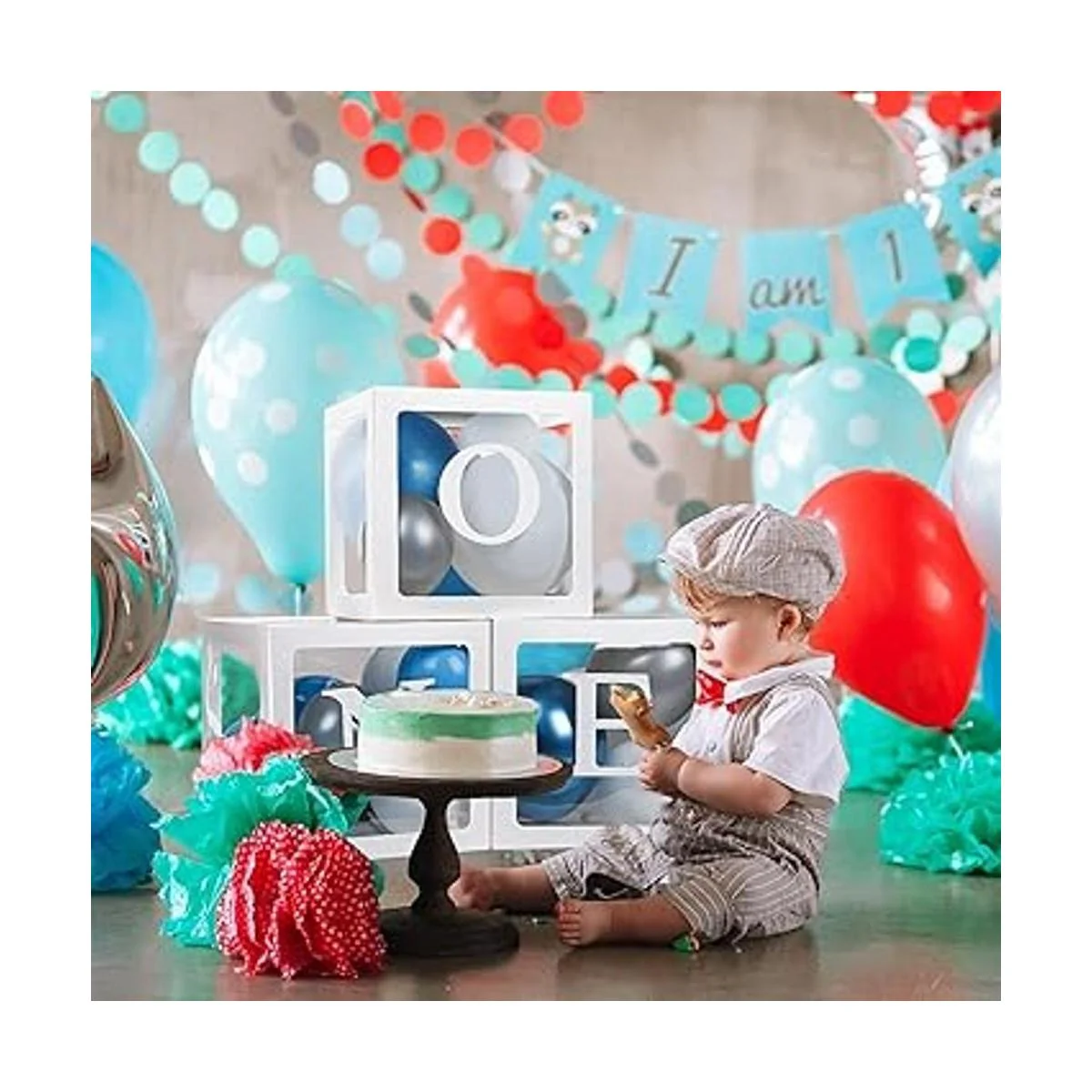 Keencopper Decoraciones de primer cumpleaños para niños o_4