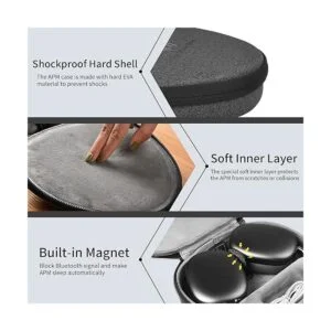 WIWU Funda para AirPods Max con modo de suspensión funda_4