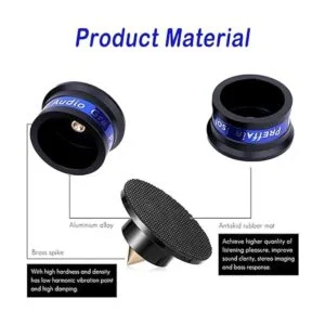 Puntas de aislamiento de altavoz audiófilo patas de_4