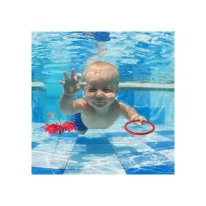 8 piezas de juguetes coloridos de buceo de agua para