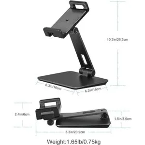Soporte para tableta ajustable y plegable giratorio de_5