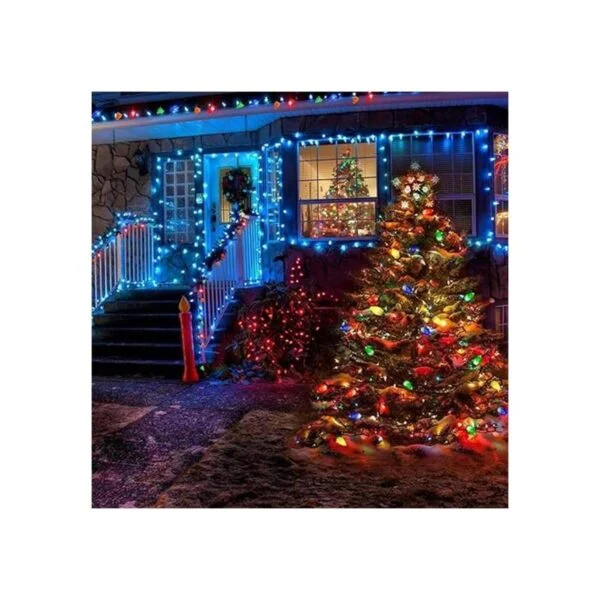 Luces de Navidad operadas con pilas 4 colores 50_2
