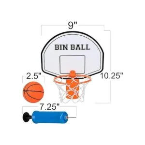 ArtCreativity Juego de basurero incluye aro de clip con_3