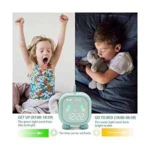Reloj despertador para niños con dinosaurio reloj_6