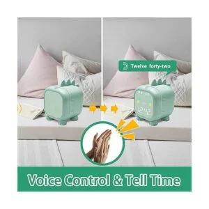 Reloj despertador para niños con dinosaurio reloj_5