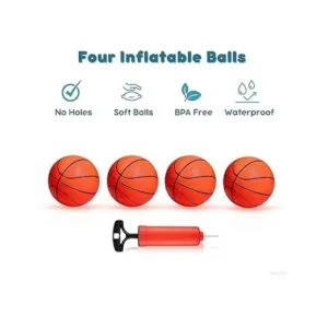 MARPPY Juguetes de baño aro de baloncesto para bañera_3