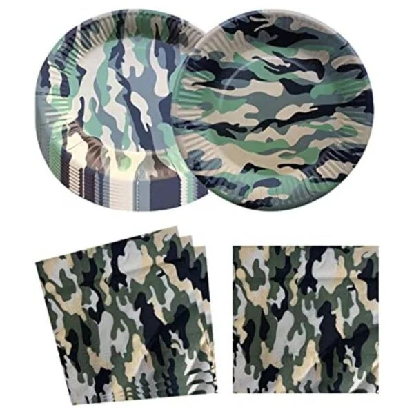Fenghu Camo suministros para fiesta de cumpleaños 20_1