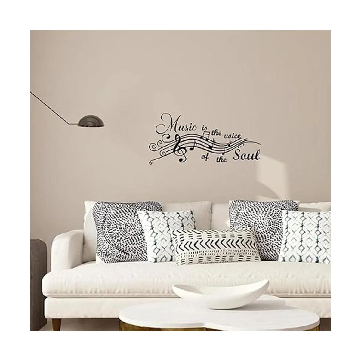 Calcomanías de pared de vinilo Music is The Voice of The_3