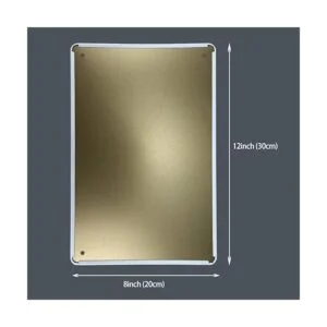 Letrero de metal divertido de estaño caballo cuidado con_2