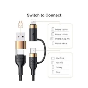 Cable USB C de carga rápida múltiple MJEMS PD de 60 W_2