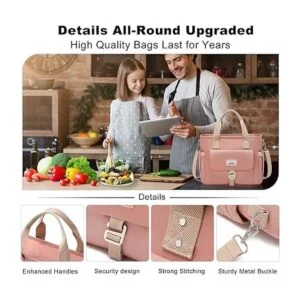 Weitars Bolsa de almuerzo para mujeres para el trabajo