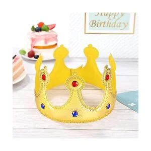 TOYANDONA 1 corona de cumpleaños de tamaño King sombrero