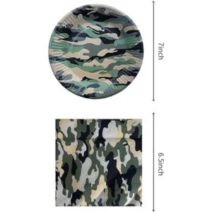 Fenghu Camo suministros para fiesta de cumpleaños 20_4